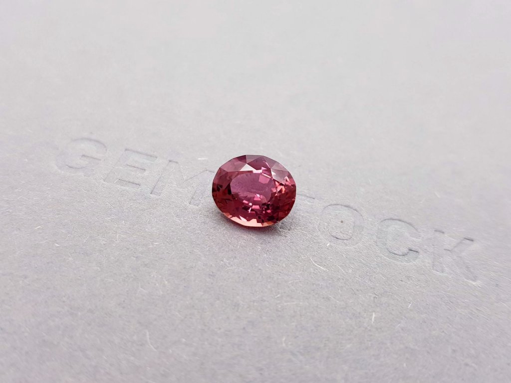Purple pink oval tourmaline 2.45 ct Image №4