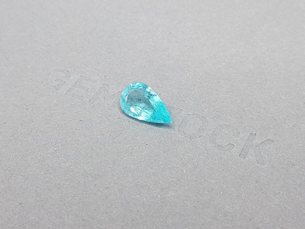 Bright neon paraiba pear cut 1.75 ct Image №3