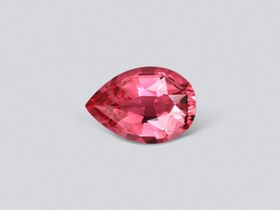 Orange-pink pear-cut tourmaline 1.51 carats photo