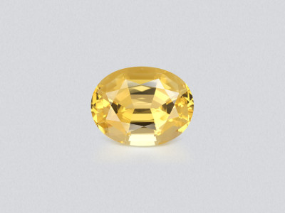 10.41-carat yellow citrine, precision oval cut, Africa photo