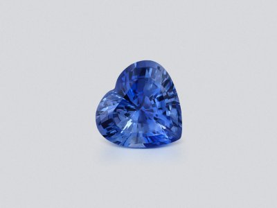 Unheated blue sapphire heart shape 2.11 carats, Sri Lanka photo