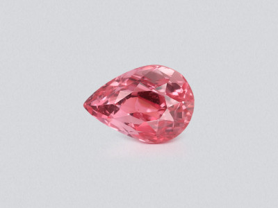 Unheated sapphire Padparadscha pear cut 1.18 carats, Sri Lanka  photo