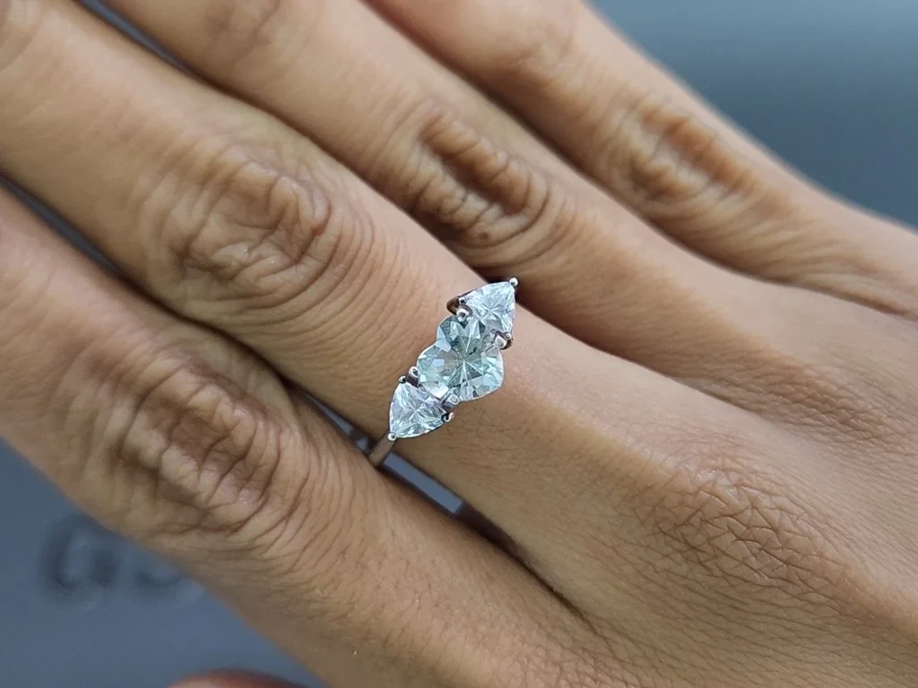 Aquamarine heart shape 0.96 carats, Madagascar  Image №5