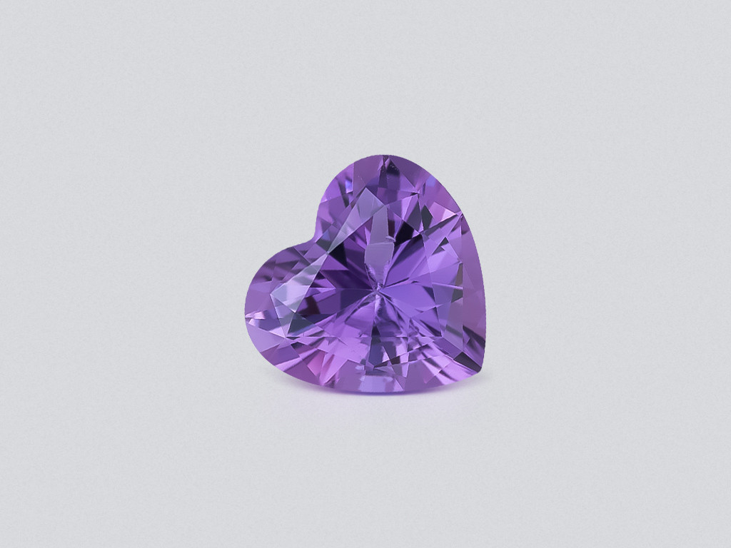Amethys precision cut heart shape 4.74 carats, Brazil Image №1