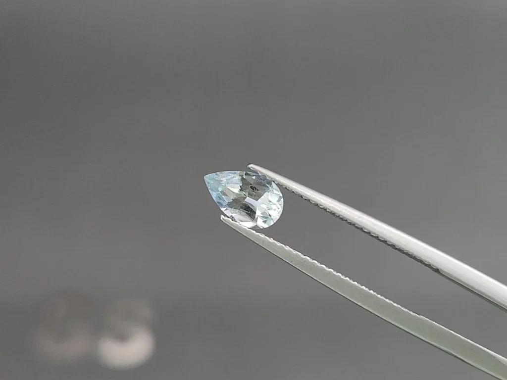 Set of aquamarines pear cut 2.04 carats, Madagascar Image №3