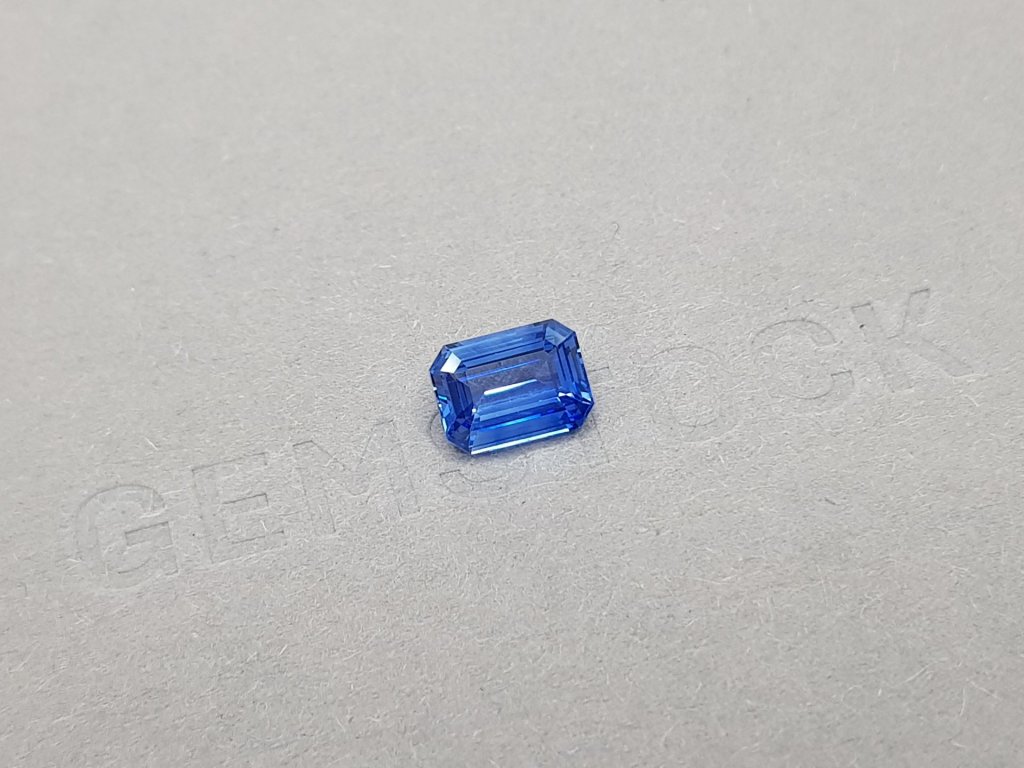 Octagon Cornflower Sapphire 2.01 ct Image №2