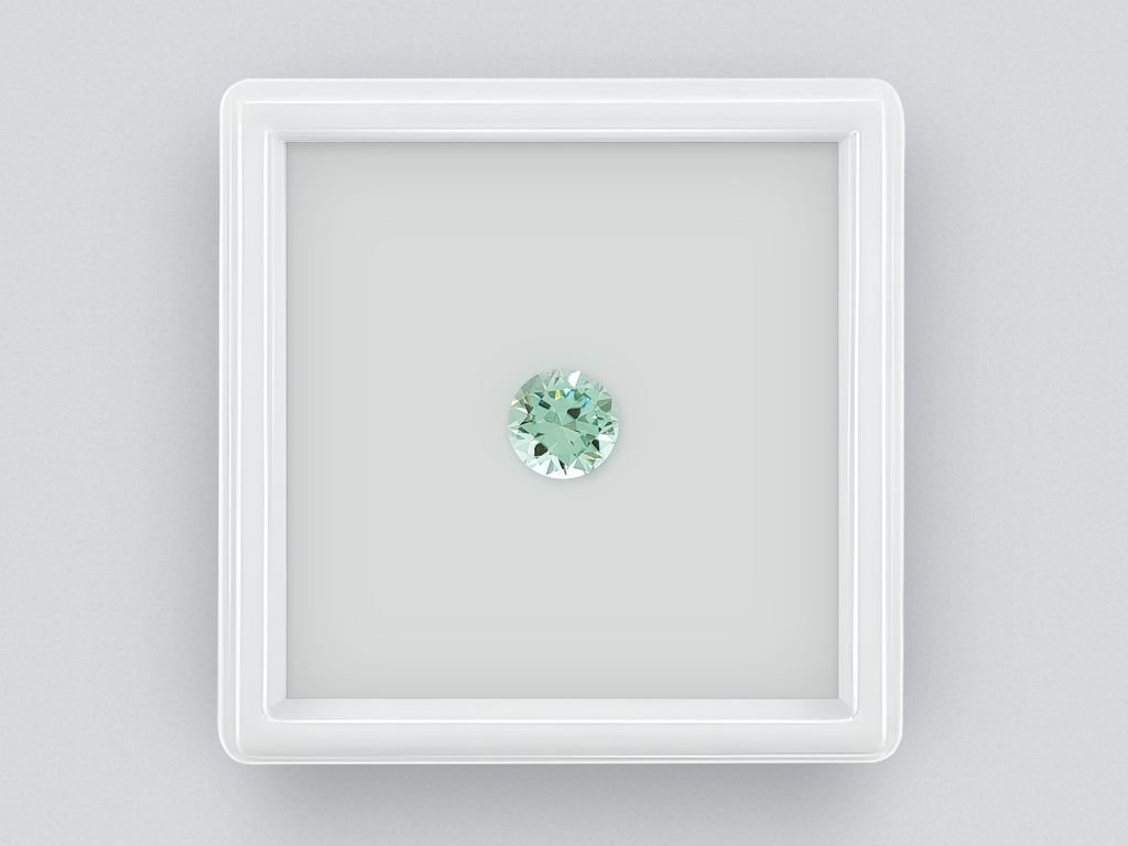 Tourmaline round verdel cut 1.14 ct Image №1