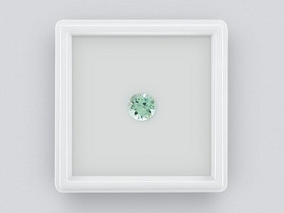 Tourmaline round verdel cut 1.14 ct photo