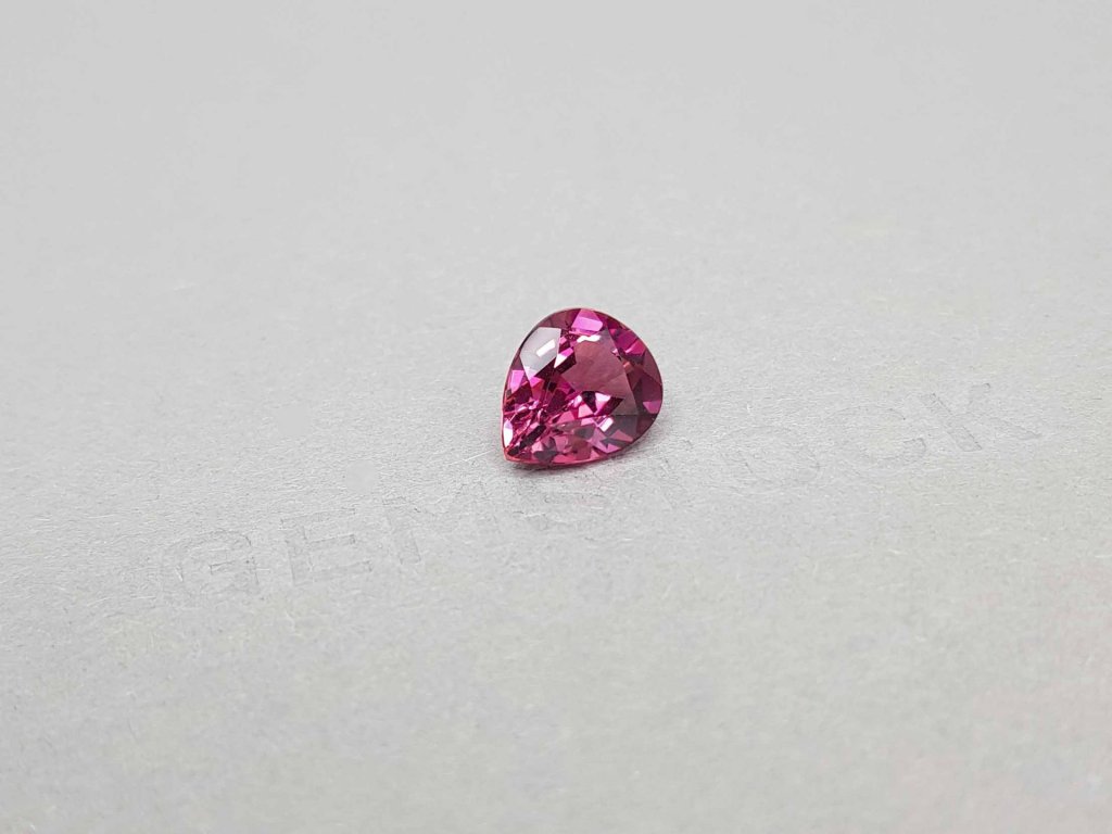 Bright pear cut rubellite 3.14 ct Image №2