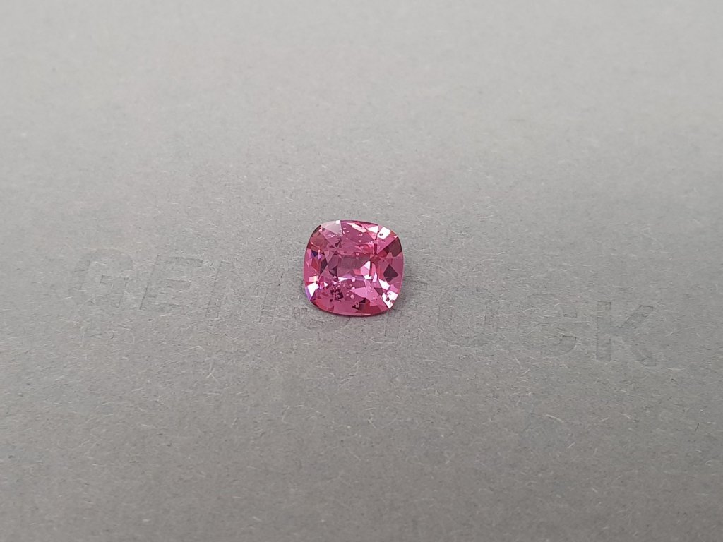 Vivid pink cushion cut spinel 2.36 ct, Burma Image №3