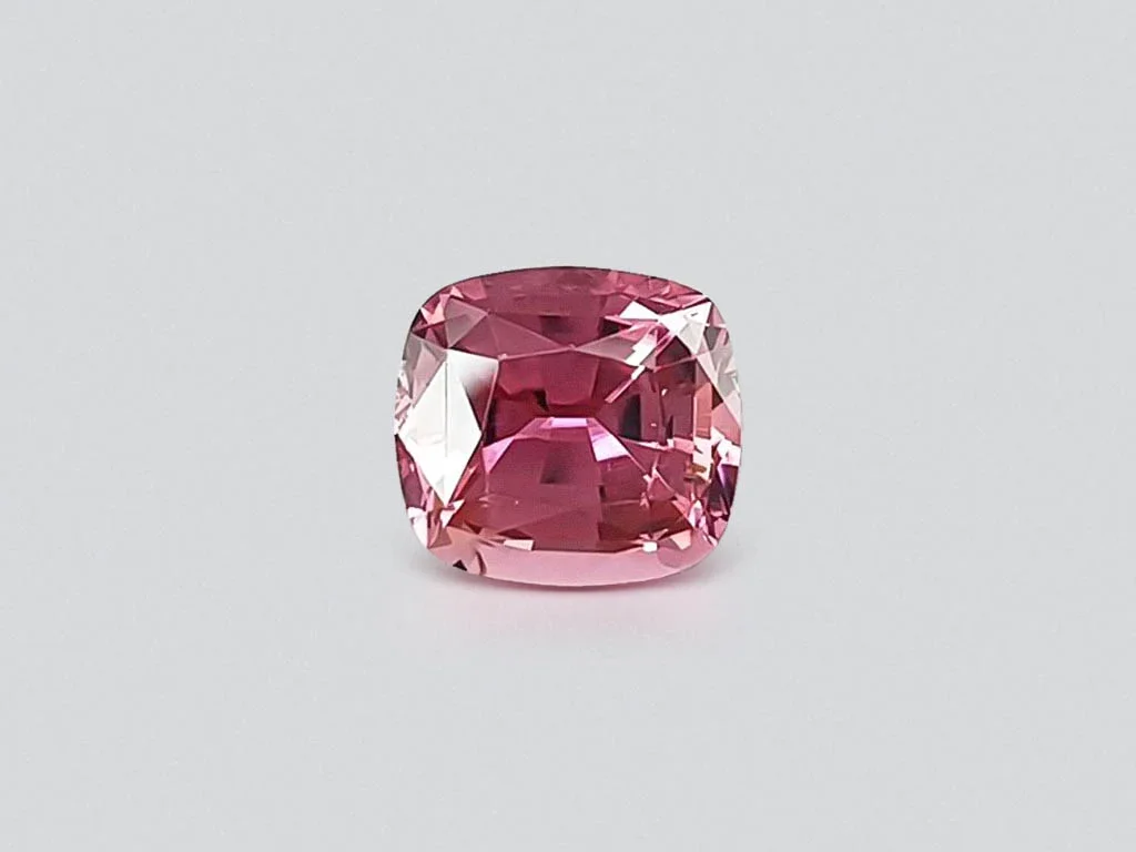 Rubellite tourmaline in cushion cut 2.03 carats, Nigeria Image №1