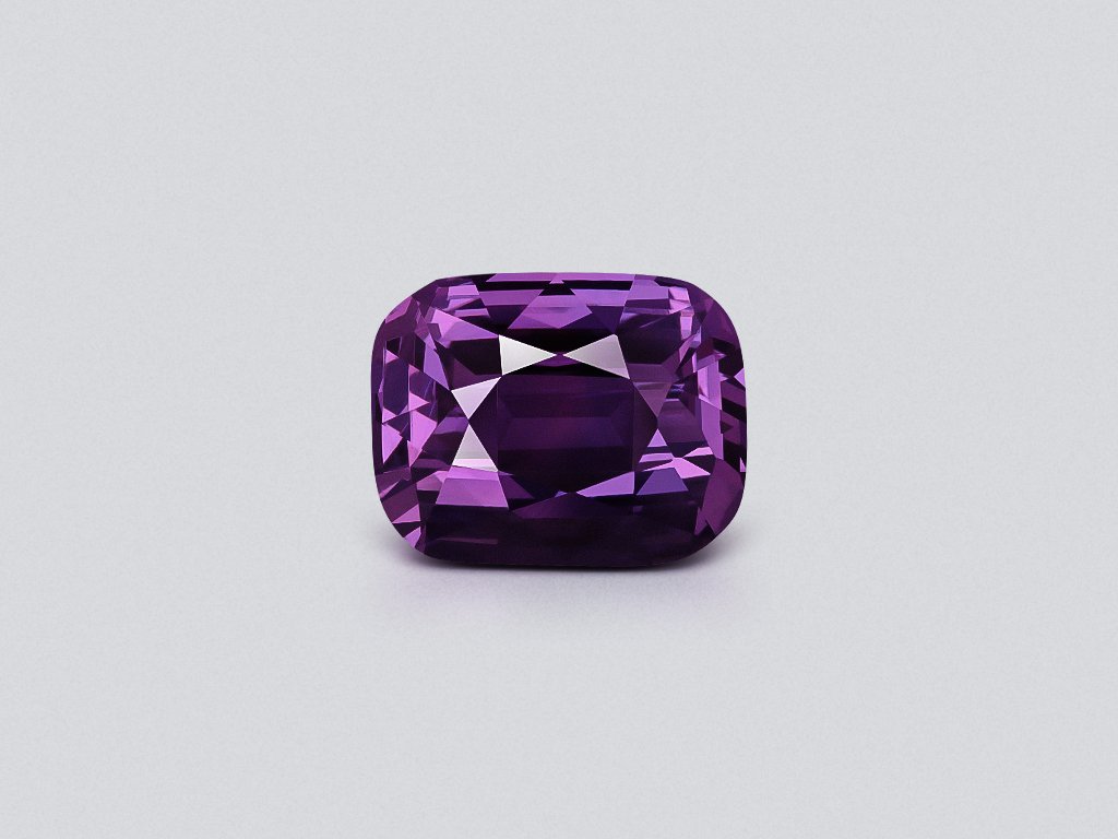 Sapphire color change in cushion cut 6.75 carats, Sri Lanka Image №1
