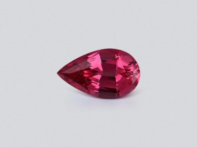 Spinel Mahenge Vivid Pink pear cut 4.50 carats, Tanzania photo