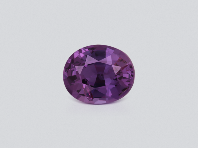 Unheated purple sapphire oval cut 1.21 carats, Sri Lanka photo