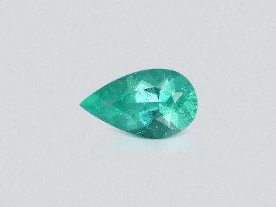 Emerald pear cut 0.76 carats, Colombia photo