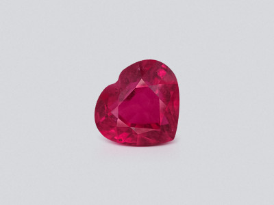 Tourmaline rubellite shape heart  6.75 carats, Africa photo