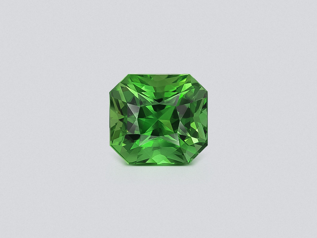 Green tourmaline radiant cut 4.18 carats, from Africa Image №1