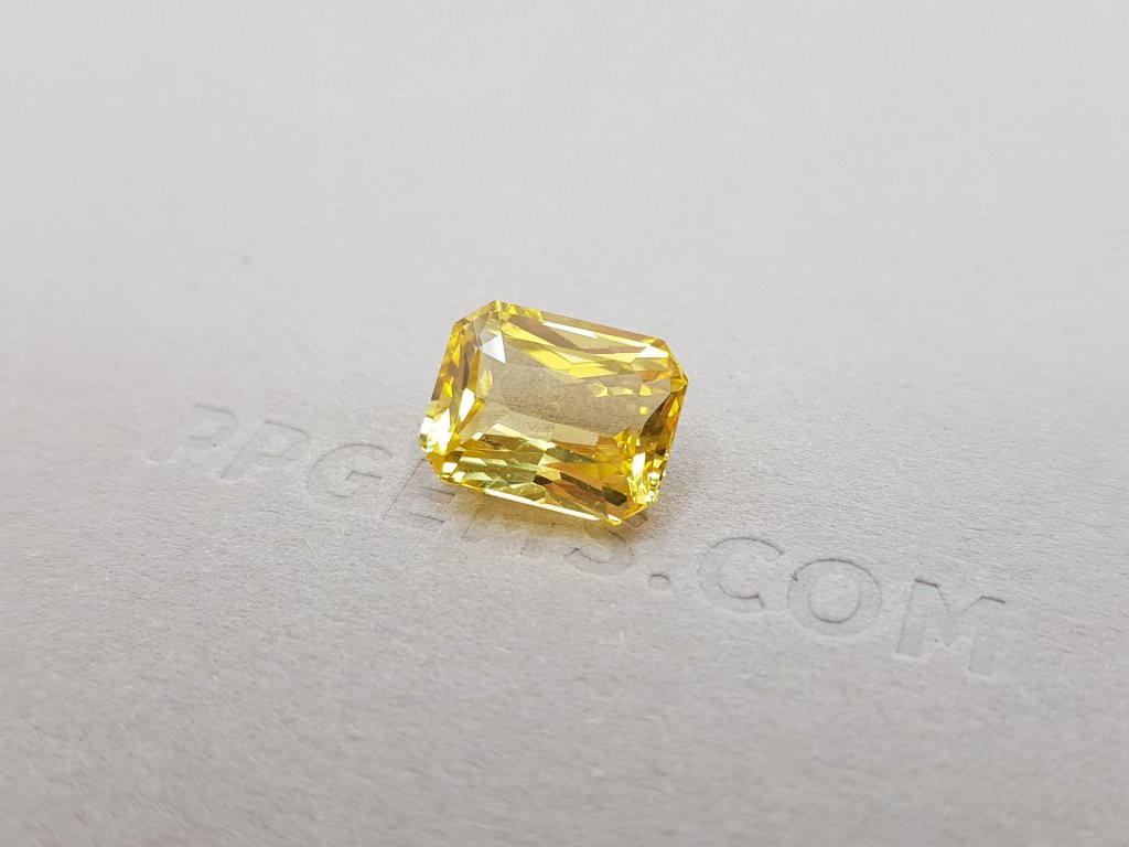 Unheated Yellow Sapphire 5.62 ct Image №2