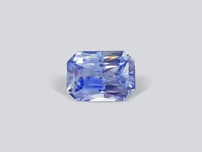 Blue unheated sapphire 3.08 ct octagon cut, Sri Lanka photo