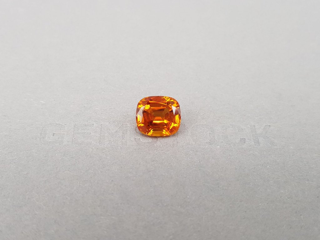 Rare top quality clinohumite in cushion cut 3.74 ct, Afghanistan Image №2
