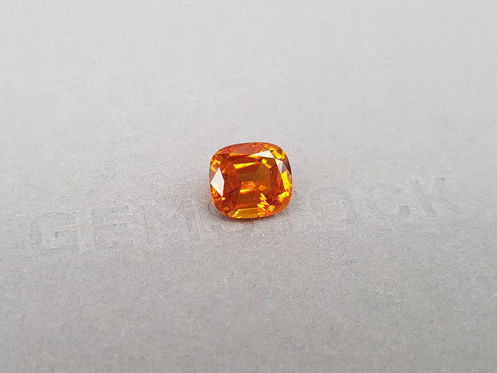 Rare top quality clinohumite in cushion cut 3.74 ct, Afghanistan Image №3