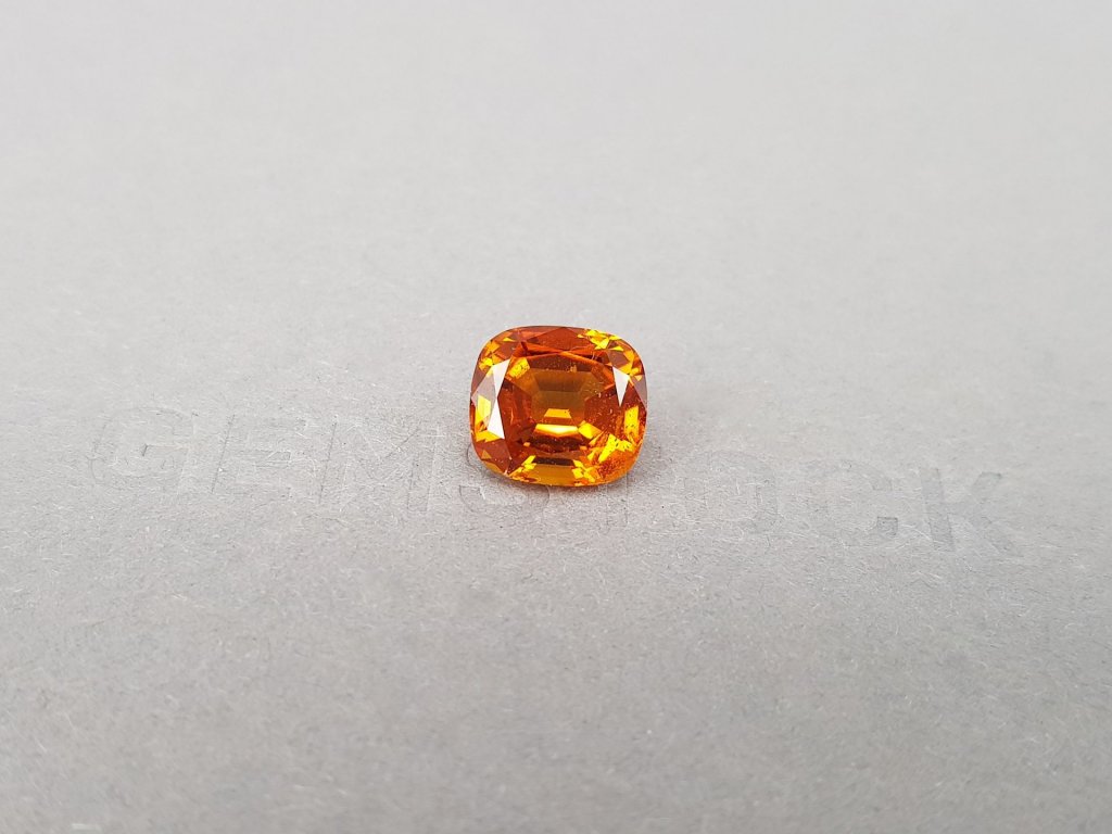 Rare top quality clinohumite in cushion cut 3.74 ct, Afghanistan Image №4