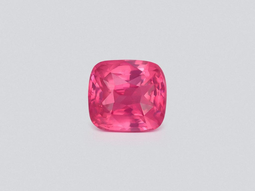 Vivid Pink mahenge spinel in cushion cut 2.02 carats, Tanzania Image №1