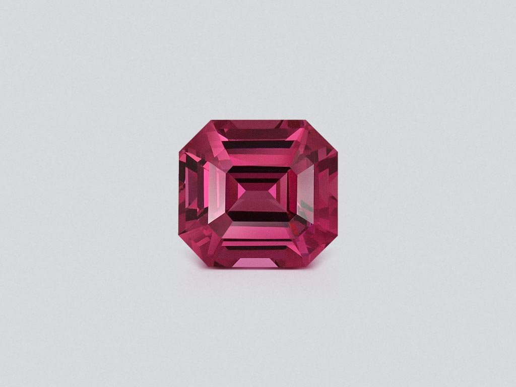 Vivid pink Mahenge spinel in octagon cut 1.26 carats, Tanzania Image №1