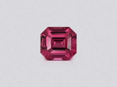 Vivid pink Mahenge spinel in octagon cut 1.26 carats, Tanzania photo