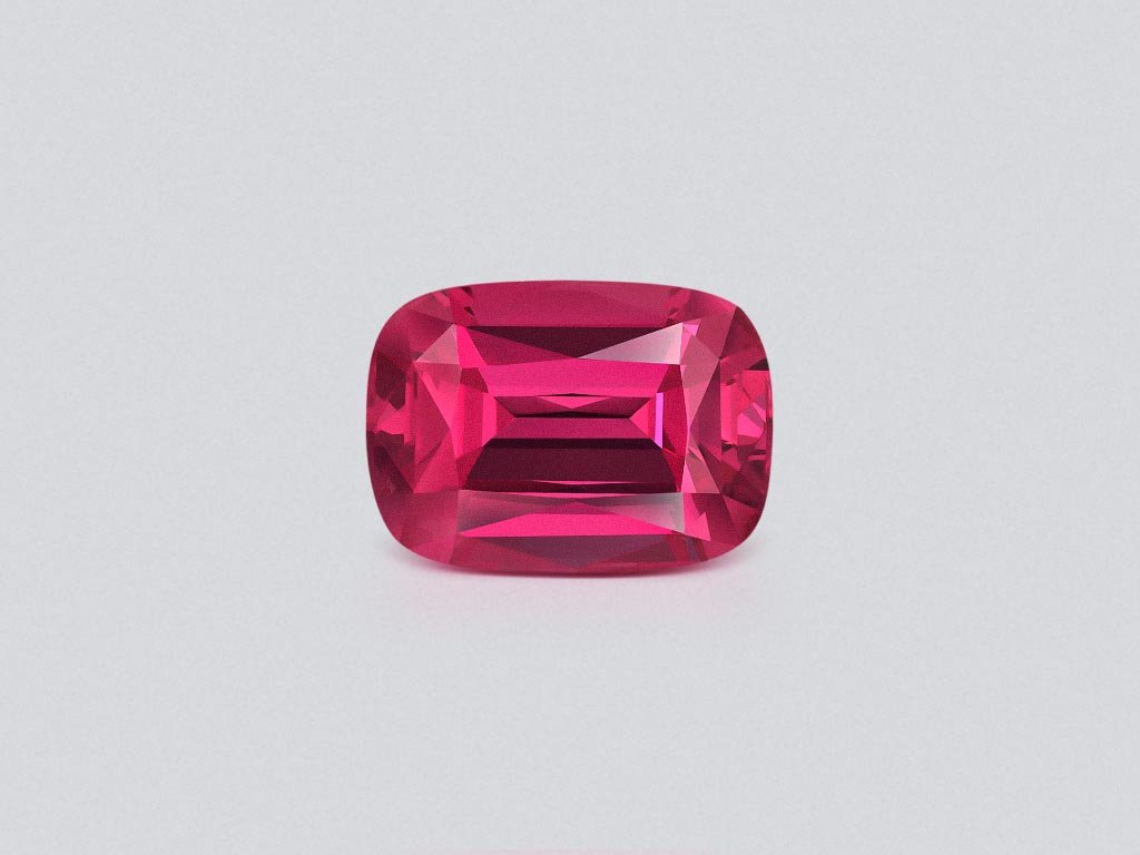 Spinel Mahenge Vibrant Pink-Red cushion cut 3.06 carats, Tanzania  Image №1
