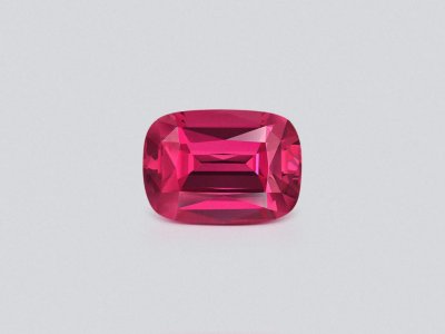 Spinel Mahenge Vibrant Pink-Red cushion cut 3.06 carats, Tanzania  photo