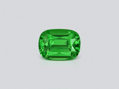 Intense Green tsavorite garnet in cushion cut 1.95 carats, Tanzania photo