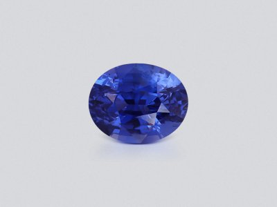 Unheated sapphire Cornflower Blue oval cut 3.05 carats, Sri Lanka photo