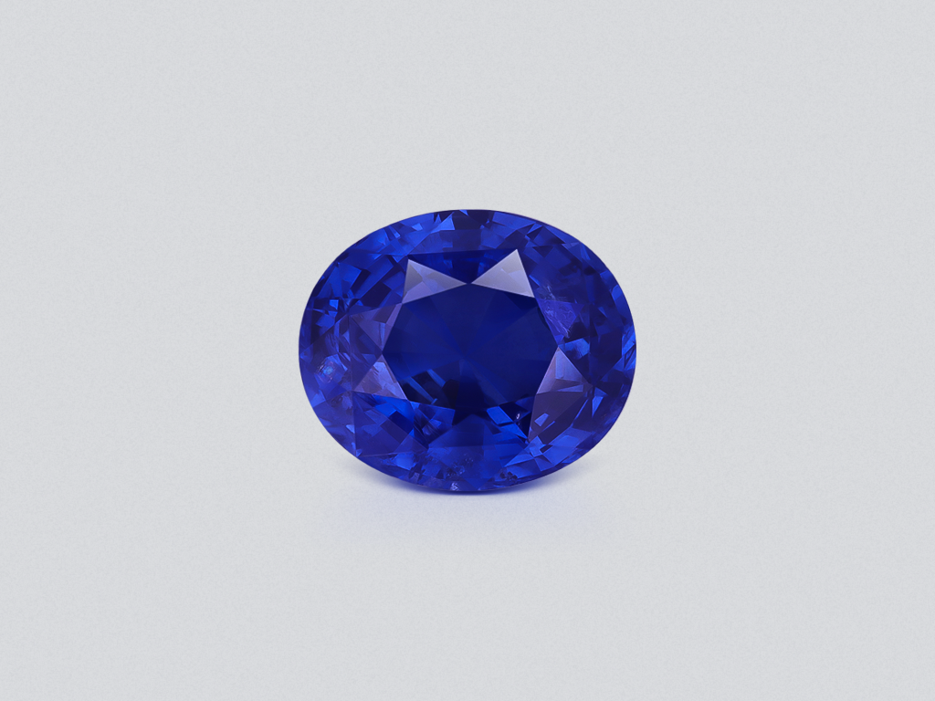 Blue sapphire oval cut 5.80 carats, Sri Lanka Image №1
