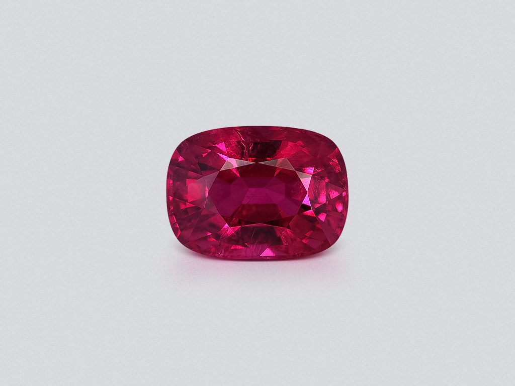 Rubellite tourmaline cushion cut 9.40 carats, Africa Image №1