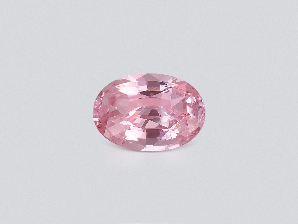 Unheated sapphire Padparadscha oval cut 1.57 carats, Sri Lanka  Image №1