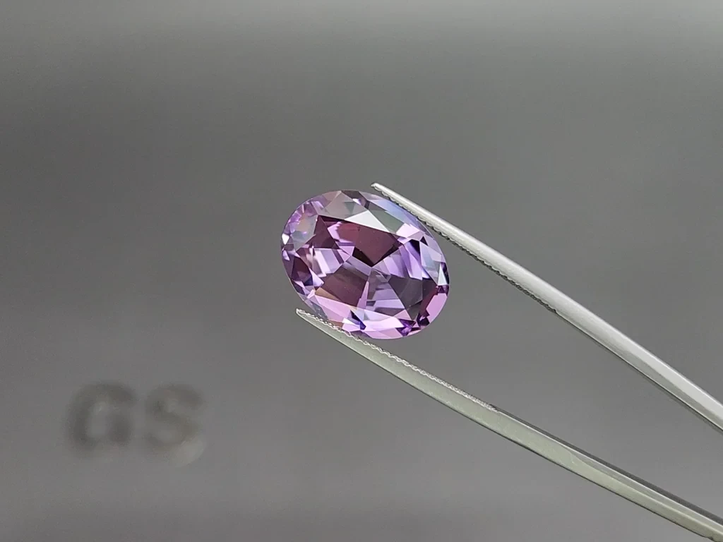Amethyst high precision oval cut 8.78 carats , Brazil Image №3