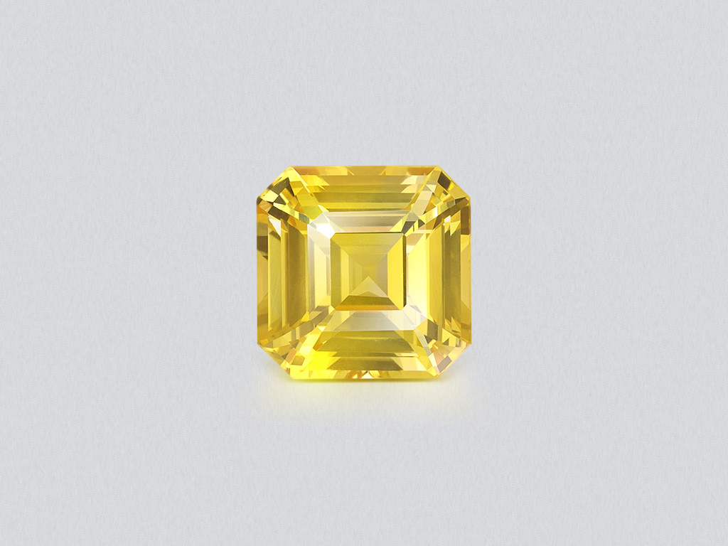 Sapphire Golden Yellow asher cut 8.65 carats , Sri Lanka Image №1
