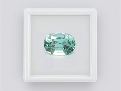 3.26-carat greenish-blue tourmaline, Afghanistan photo