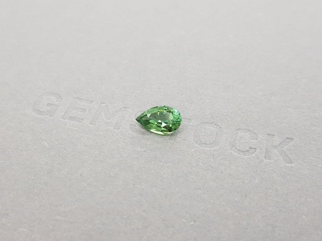 Pear cut green tourmaline 0.98 ct Image №4