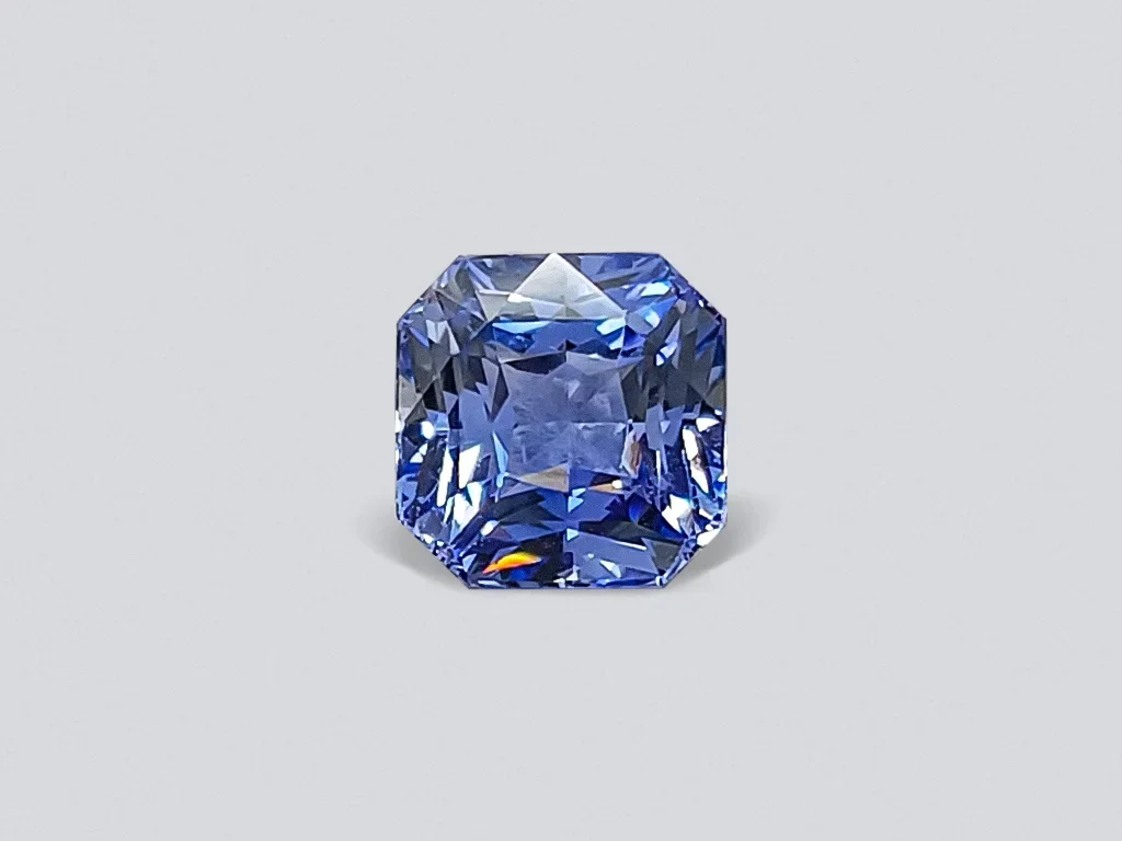 Intense blue radiant cut sapphire 3.08 ct, Sri Lanka Image №1