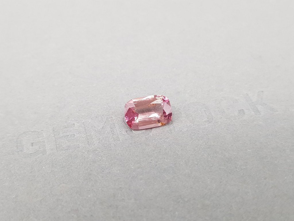 Pink tourmaline in cushion cut  1.41 ct, Africa Image №2