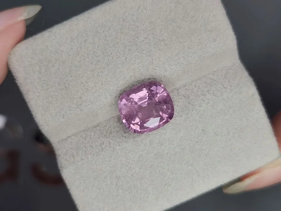 Baby pink spinel in cushion cut 4.58 carats, Tanzania Image №4