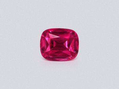 Spinel Mahenge Vibrant Pink-Red cushion cut 4.13 carats, Tanzania  photo