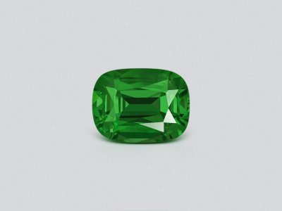 Neon Green tsavorite garnet in cushion cut 1.98 carats, Tanzania photo