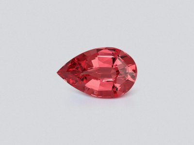 Spinel Mahenge Vibrant pink red pear cut 1.87carats, Tanzania photo