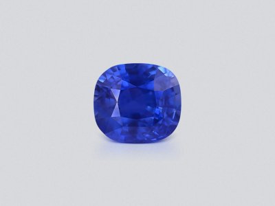 Unheated sapphire Cornflower Blue cushion cut 5.14 carats, Sri Lanka photo