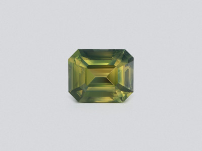 Unheated sapphire Bi-Color octagon cut 1.56 carats, Sri Lanka photo