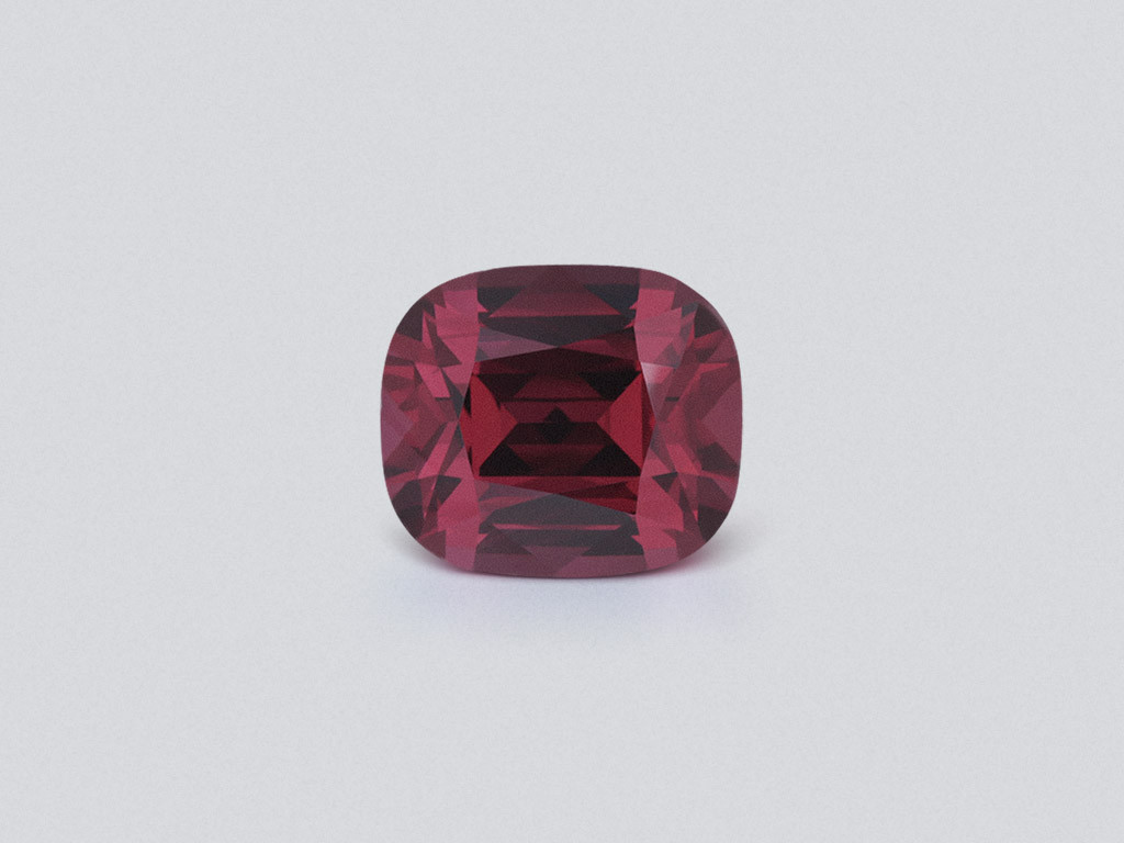 Garnet cushion cut 7.85 carats, Tanzania Image №1
