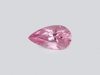 Unheated sapphire Padparadscha pear cut 1.34 carats, Sri Lanka  photo